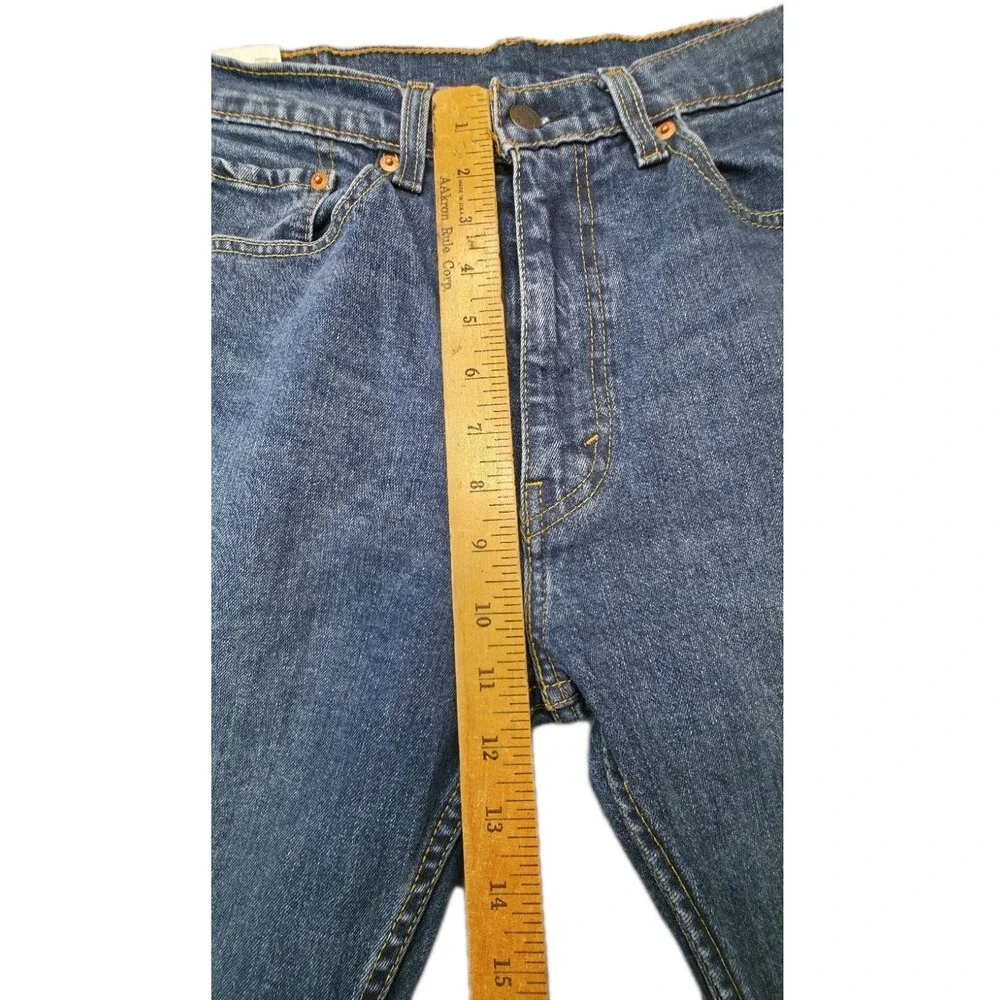Levi's 505 Men's Jeans 34x29 Medium‎ Wash Regular Fit Straight Leg Denim WPL423